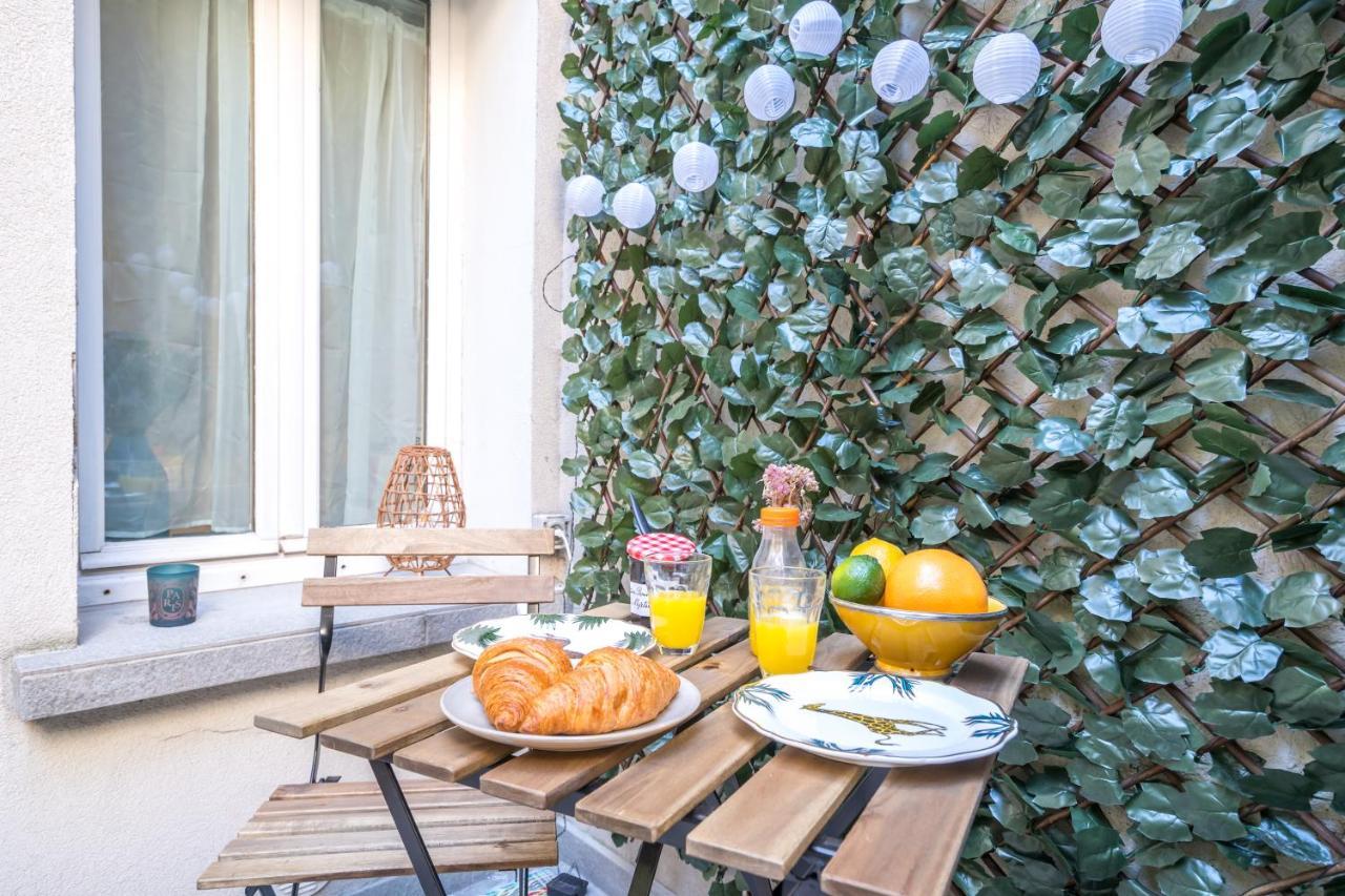 Studio Terrasse Privee 5 Min To Eiffel Tower Paris Exteriör bild