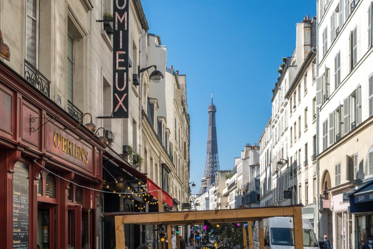 Studio Terrasse Privee 5 Min To Eiffel Tower Paris Exteriör bild